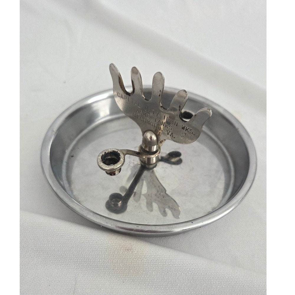 Vintage Capital City Iron Works, Metal cigarette/Pipe Ashtray